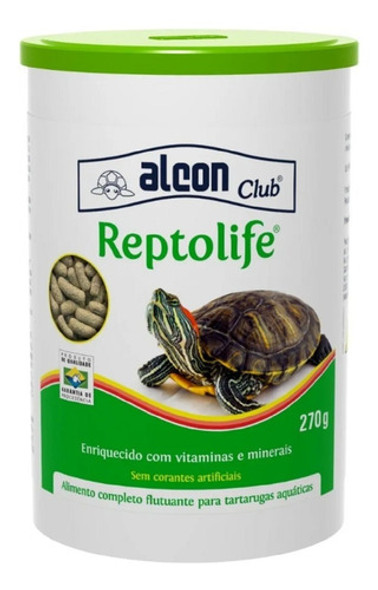 Ração Alcon Reptolife Tartaruga Pote  270g 0