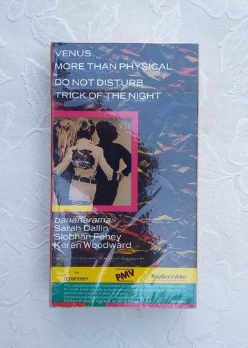 Bananarama Video Singles 1986 Vhs Importado Nuevo Sellado 1