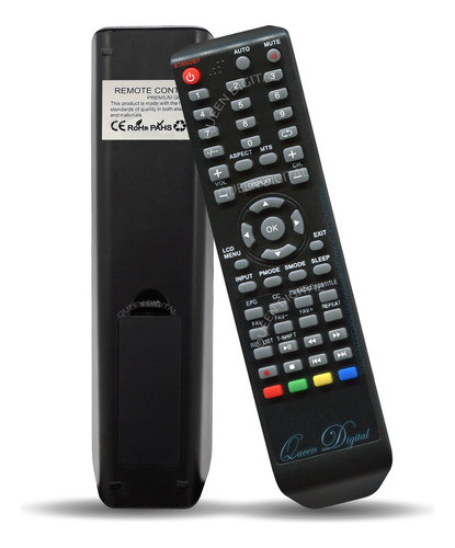 Control Remoto Lcd Led Para Ken Brown Admiral Tonomac Timex 0