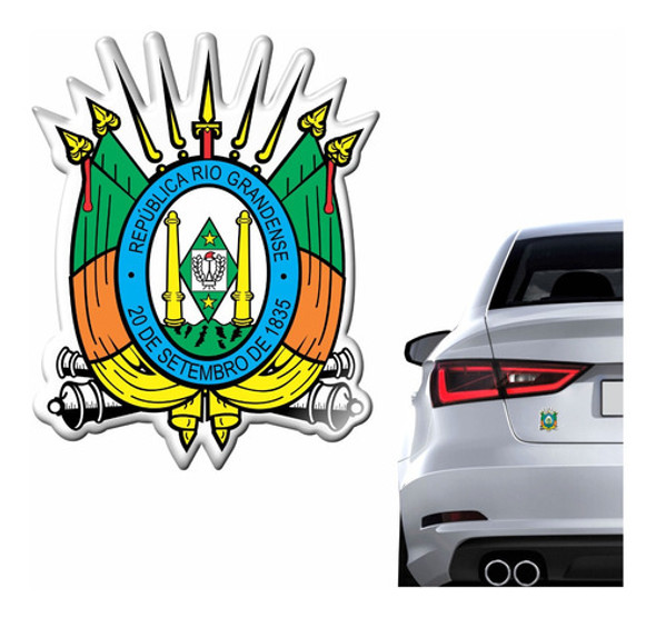 Adesivo Brasão Rio Grande Do Sul Carro Moto Resinado Bd9 Fgc 0 Adesivo Brasão Rio Grande Do Sul Carro Moto Resinado Bd9 Fgc 0