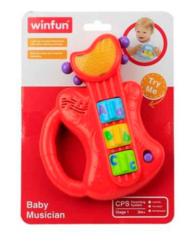 Guitarra Musical Interactiva En Blister 15x19cm - 000641 0