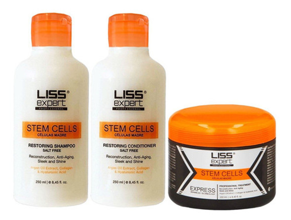 Alisado Celulas Madres Liss Expert + Kit Mantenimiento 0 Alisado Celulas Madres Liss Expert + Kit Mantenimiento 0