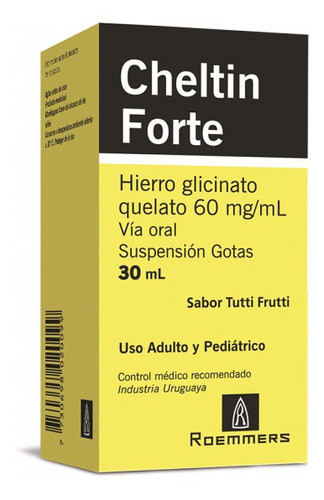 Cheltin Forte® Gotas 30ml | Suplemento Hierro 0