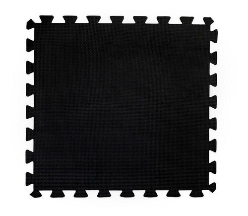 Kit 6 Tatames Tapetes Eva Com Borda 50cm X 50cm X 1cm Preto 1
