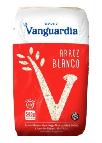 Arroz Vanguardia Blanco De 500g, Pack 10u 0