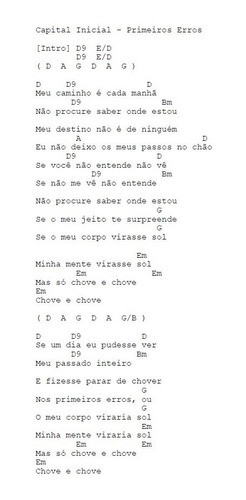 4800 Cifras Pop Rock Nacional P/ Violão E Guitarra 1