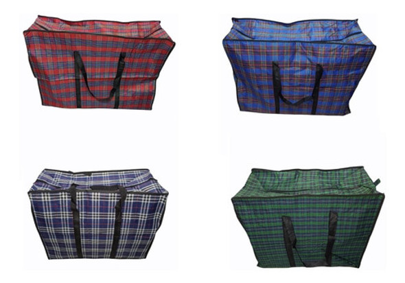 Bolsa Bolson Lona Feria Compras Carrito 60x80x28 Grande 0