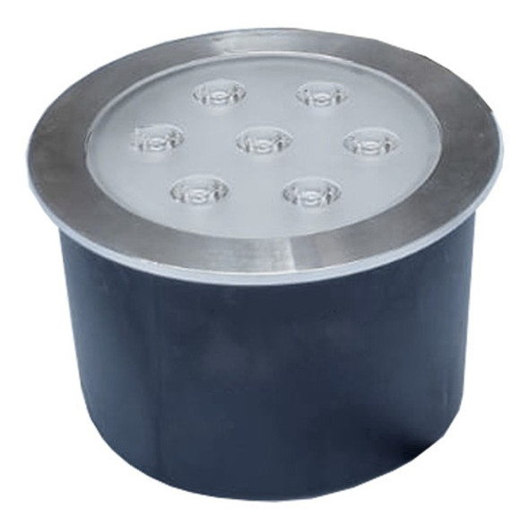 Spot Balizador Led Chão Piso Deck  Branco Frio 6000k  7w 1