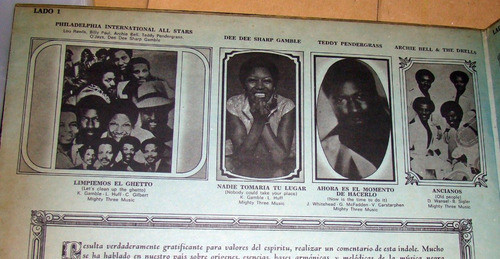 Terciopelo De Ebano The Sound Of Philadelphia Lp / Kktus 1