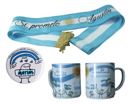 Banda Escolar+pin+ Taza X17 0