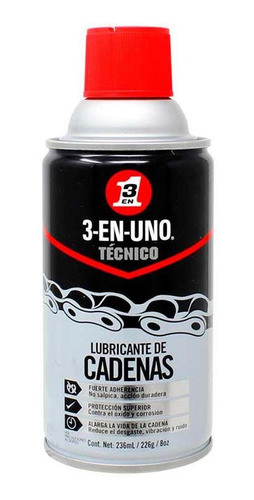 3 En 1 Tecnico Lubric.cadenas 236ml.usa G P 0