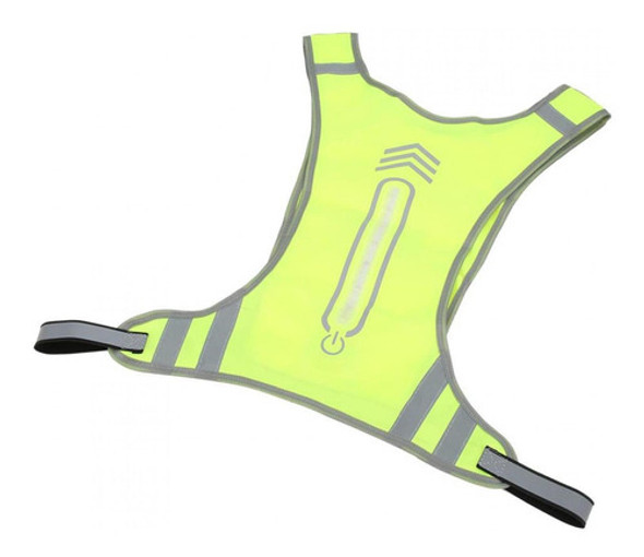 Colete Luminoso Led Verão Noite Esportes Corrida Ciclismo 1