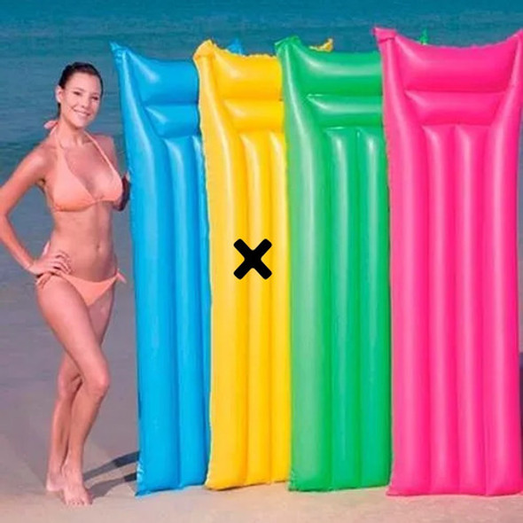 Colchoneta Inflable Bestway 183x69 Flotador Pileta + Pelota 1 Colchoneta Inflable Bestway 183x69 Flotador Pileta + Pelota 1
