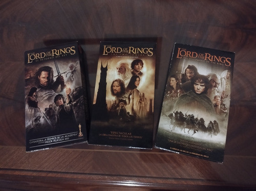 Lote Trilogía El Señor De Los Anillos Vhs Original Impecable 0