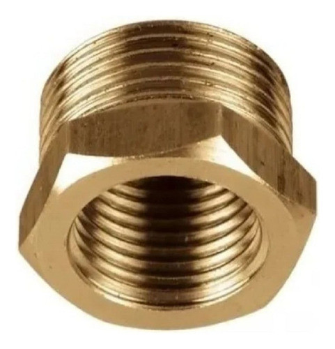 Buje De Reduccion Bronce 1/2 Macho - 1/4 Hembra 1