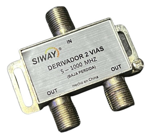 Splitter Divisor De Señal Para 2 Vias Cable Coaxial 1000mhz 0