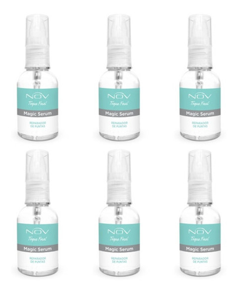 Kit X 6 Magic Serum Reparador De Puntas Nov X 50ml 0