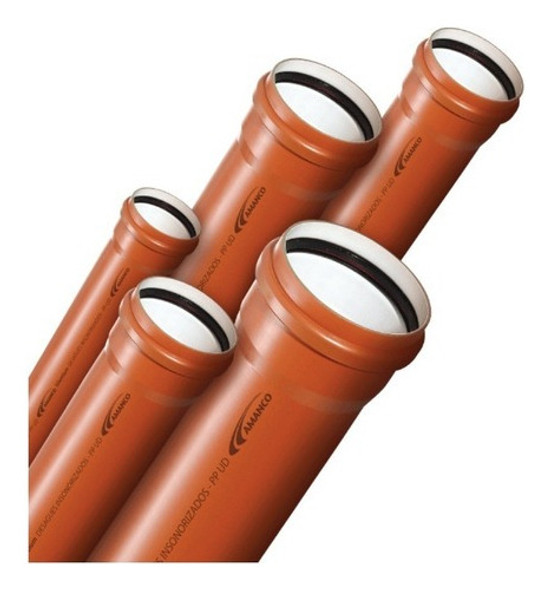 Tubo Caño Silentium Amanco 110 Mm X 4mts (no Awaduct) 0