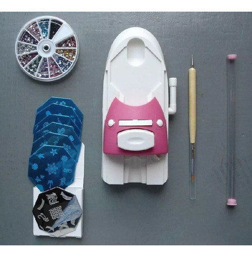 . Conjunto De Impressoras Nail Art Perfect Pattern Press On 1