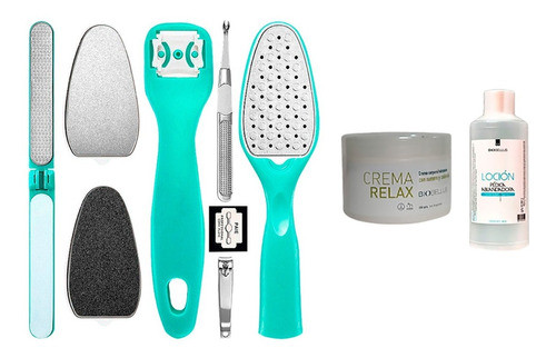 Set Podología + Crema Pies + Loción Ablandadora Callos Talón 0
