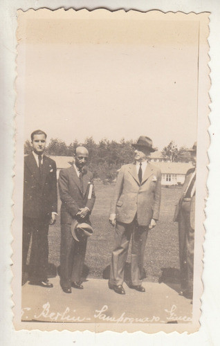 1936 Berlin Fotografia Con Diplomatico Virgilio Sampognaro 0