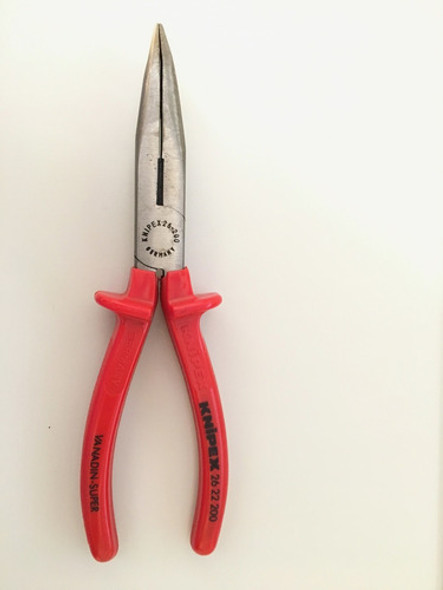 Pinza De Punta Curva 200mm Alicate Mango Bicomponente Knipex 0