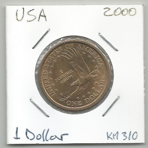 Musa81 Estados Unidos 1 Dolar 2000 Km# 310 Sacagawea 1