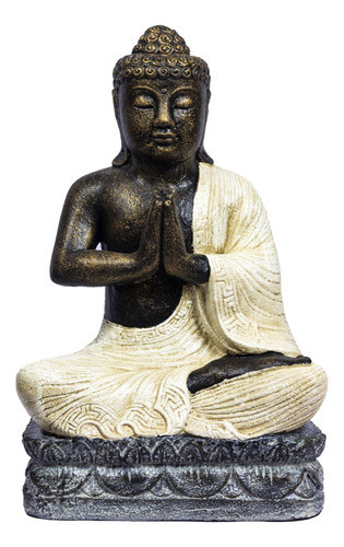 Buda Rezando, Importado De Indonesia, 40 Cms Alto 0
