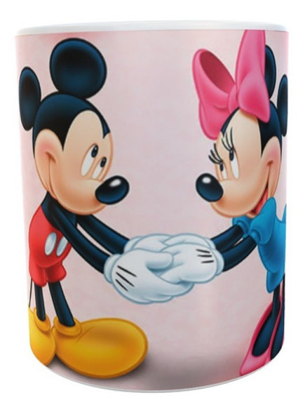 Taza Cerámica Mickey Minnie Sublimada Varios Modelos 1 Taza Cerámica Mickey Minnie Sublimada Varios Modelos 1