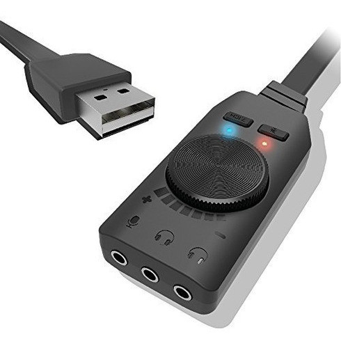 Keku Virtual 7.1-channel Usb Sound Card Adapter External 2.0 0