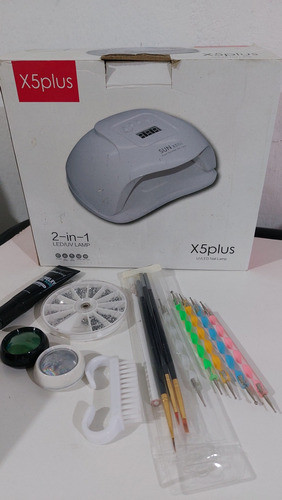 Cabina 80w Led/ Uv 5plus  + Esmaltes Semipermante + Insumos 0