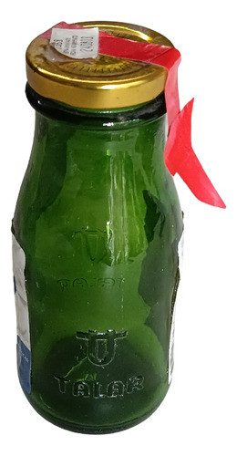 Botella De Vidrio De Yogur Talar Con Tapa, Vacía, De 300ml. 1