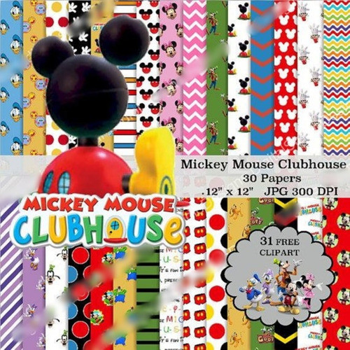 3 Kits Digitais Mickey - Ref.: 2045 1