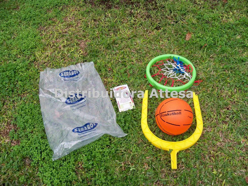 Voley Para Pileta + 2 Complementos Basquet + 2 Base Serabot 1
