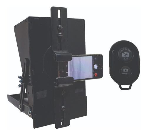 Teleprompter Para Smartphone + Controle Remoto Simples 0