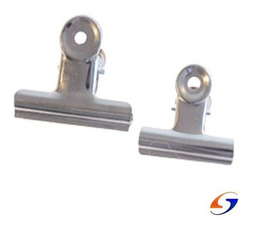 Aprieta Papel Clip Cromado 6.3cm. Pack X 6 Serviciopapelero 0