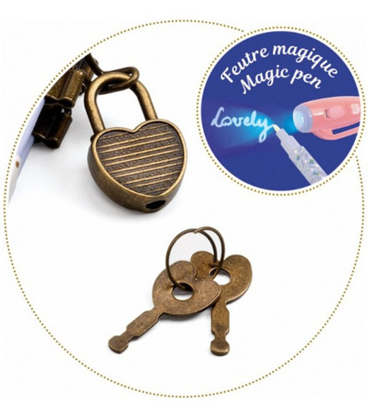 Diario Lisa Djeco - Dd03615 - Con Lápiz Mágico 1