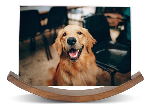 Portaretrato Fotos Base Madera Y Acrilico 10x15cm 0