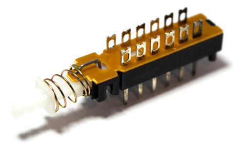 Push Switch 4 Inversores On-on Retenido 0