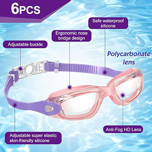 Flutesan 6 Gafas De Natación, Equipo De Natación, 1