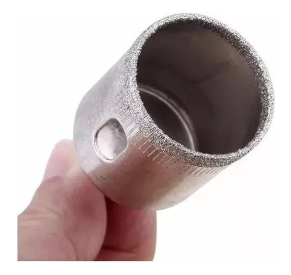 Broca Mecha Copa 50 Mm Diamantada Vidrio Marmol Ceramica Pro 1