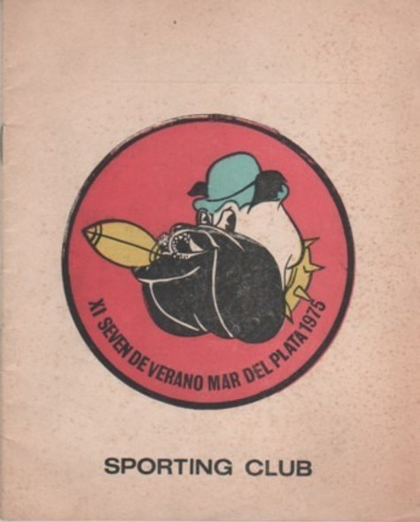 Programa Xi Seven De Mar Del Plata Año 1975 . Sporting Club 0