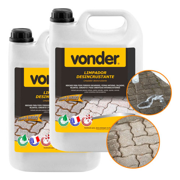 Kit 2 Limpa Tudo Limpador Desincrustante Remove Sujeira 5l 0