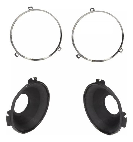 Juego Cascos Retenes Optica Faros Delantero C10 1947 A 1978 0
