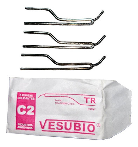 Sobre Con 3 Puntas Para Soldador Electrico Vesubio C-2 Tr 0