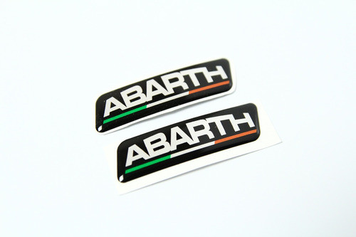 Par Adesivos Resinados Fiat Abarth Esseesse Coluna Rs05 Fgc 0