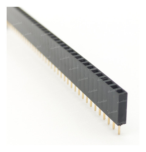 3 Tiras Pines Hembra Pcb Simple 1x40 2.54mm Standard 0