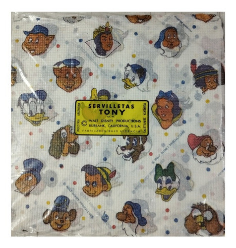 Disney Servilletas Vintage '80 Únicas Colección Decoupage 1