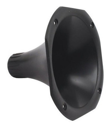 Corneta Driver Caixa Som Cone Curto Preta Carro Gold Plast 0