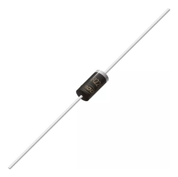 5x Sr2100 Sb2100 100v 2a Diodo Schottky Do-15 0